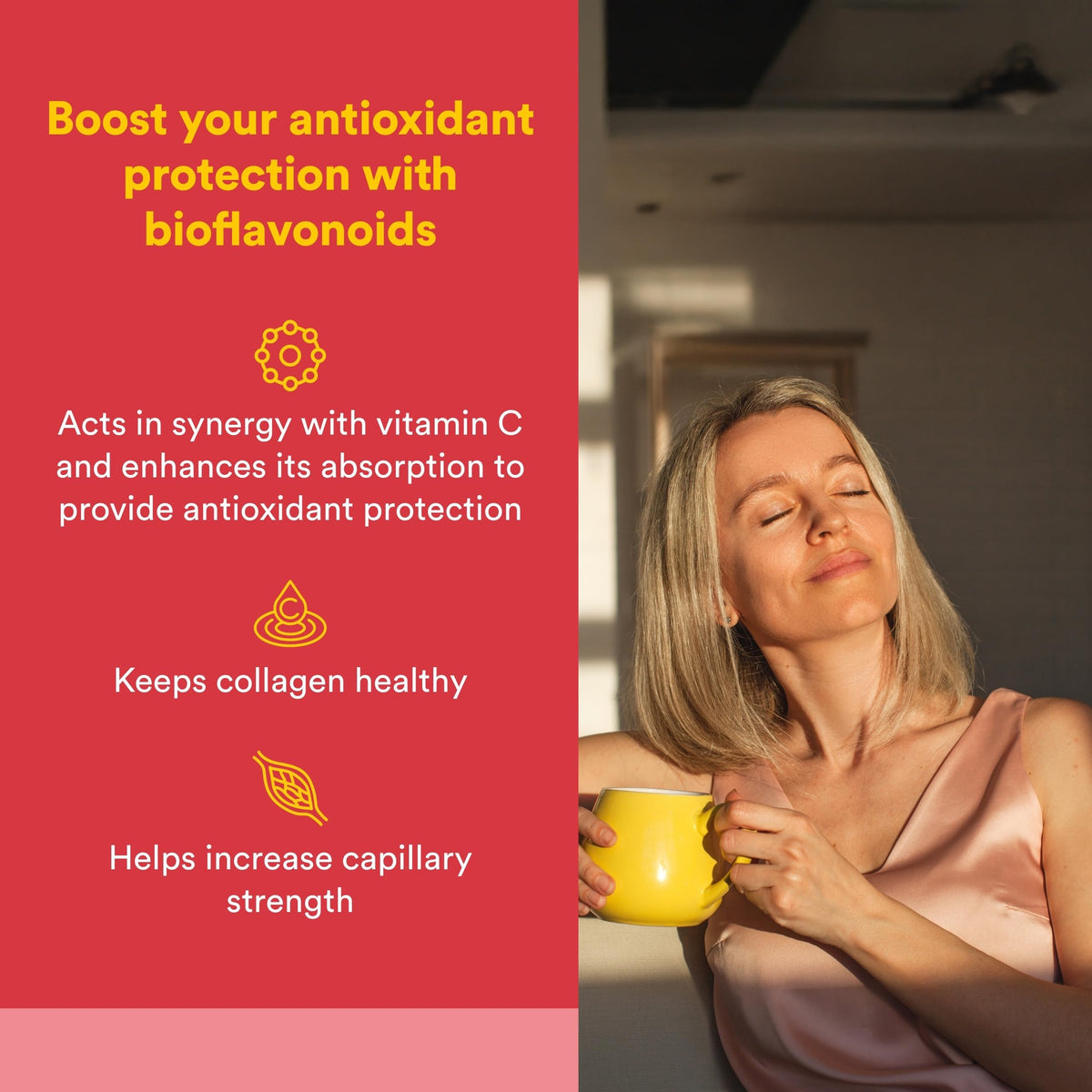 Natural Factors Bioflavonoïdes Agrumes 90 capsules vue arrière