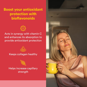 Natural Factors Bioflavonoïdes Agrumes 90 capsules vue arrière