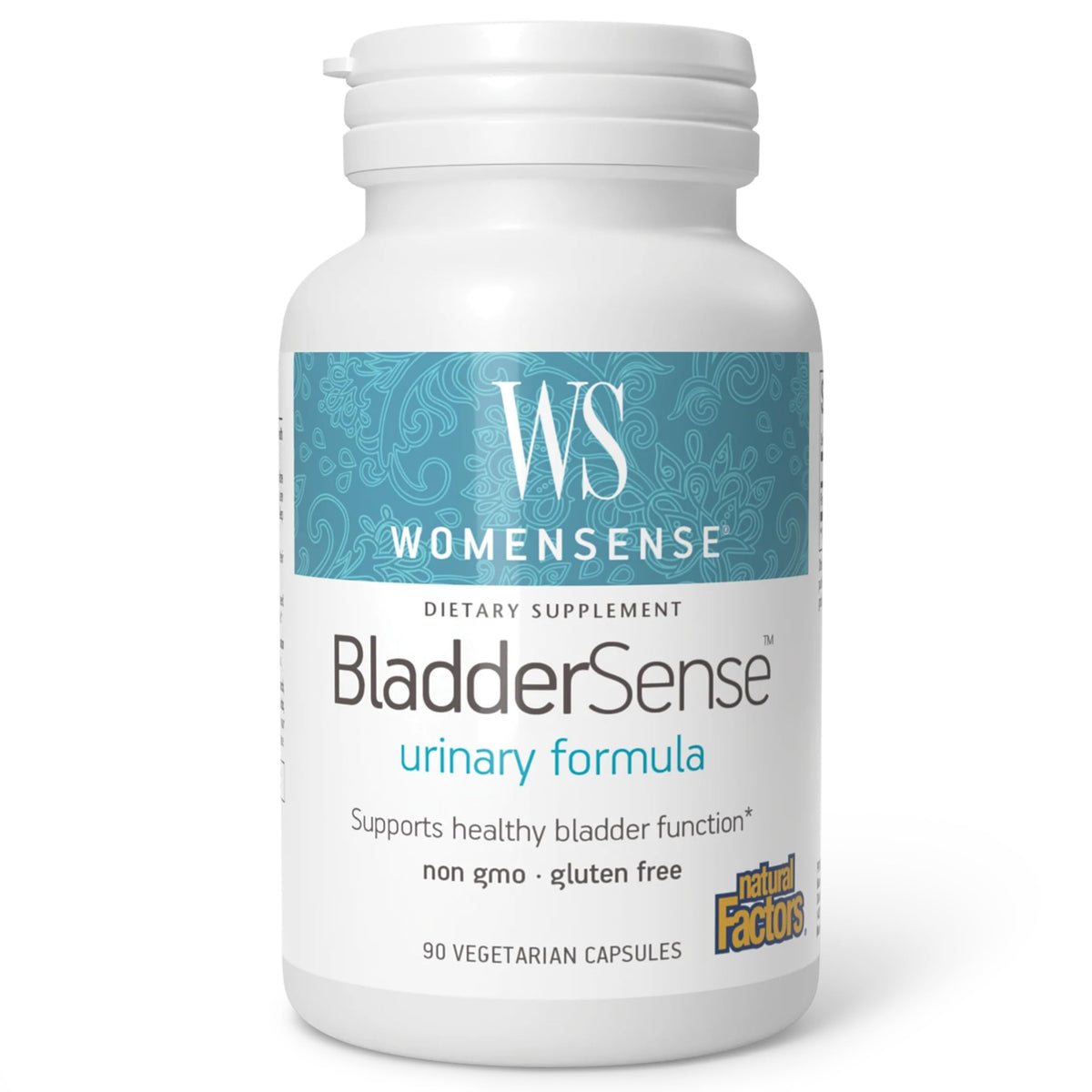Natural Factors BladderSense 90 capsules végétales vue avant