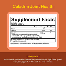 Natural Factors Celadrin gélules ouvertes montrant le contenu