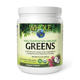 Natural Factors Complément Alimentaire Bio Poudre de Verts Fermentés 458g