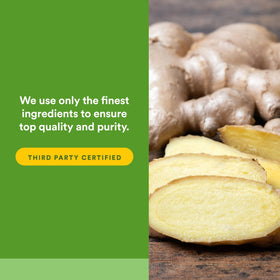 Natural Factors Complément Alimentaire Gingembre 500 mg 90 Comprimés - vue de côté
