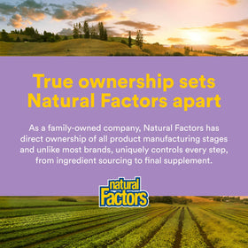 Natural Factors CoQ10 100 mg gélules molles avec ingrédients