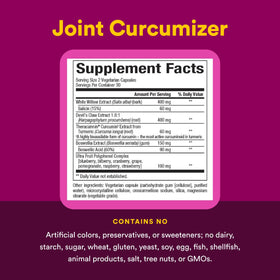 Natural Factors CurcuminRich Joint Curcumizer 60 Capsules, contenant ouvert