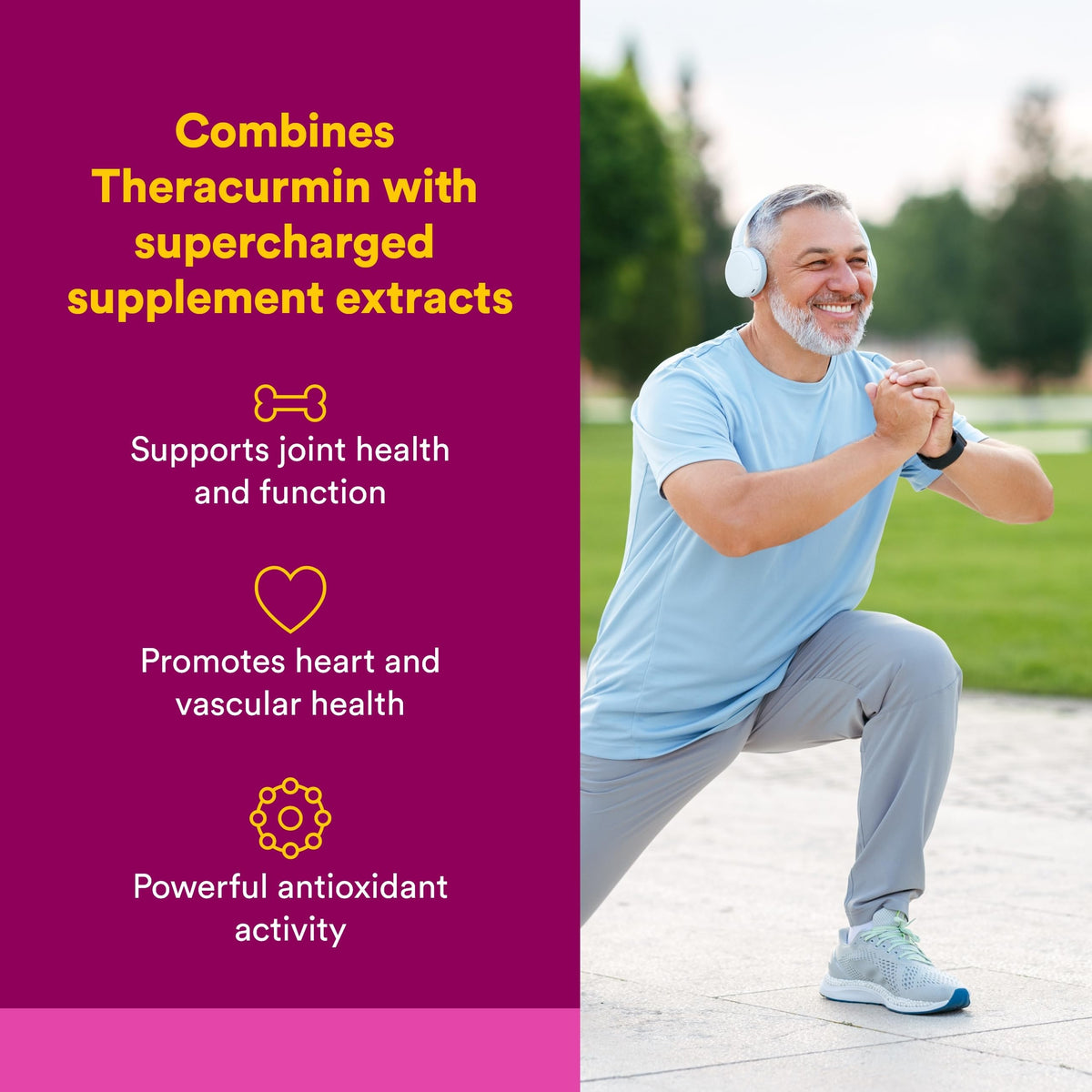 Natural Factors CurcuminRich Joint Curcumizer 60 Capsules, étiquette avec ingrédients