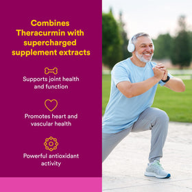 Natural Factors CurcuminRich Joint Curcumizer 60 Capsules, étiquette avec ingrédients
