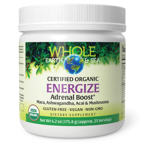 Natural Factors Energize Adrenal Support Poudre 231g vue de face