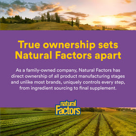 Natural Factors Extrait de Safran sur table en bois