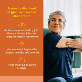 Natural Factors Glucosamine & Chondroitin 120 Capsules côté droit