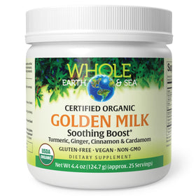 Natural Factors Golden Milk Soothing Powder 191g vue de face