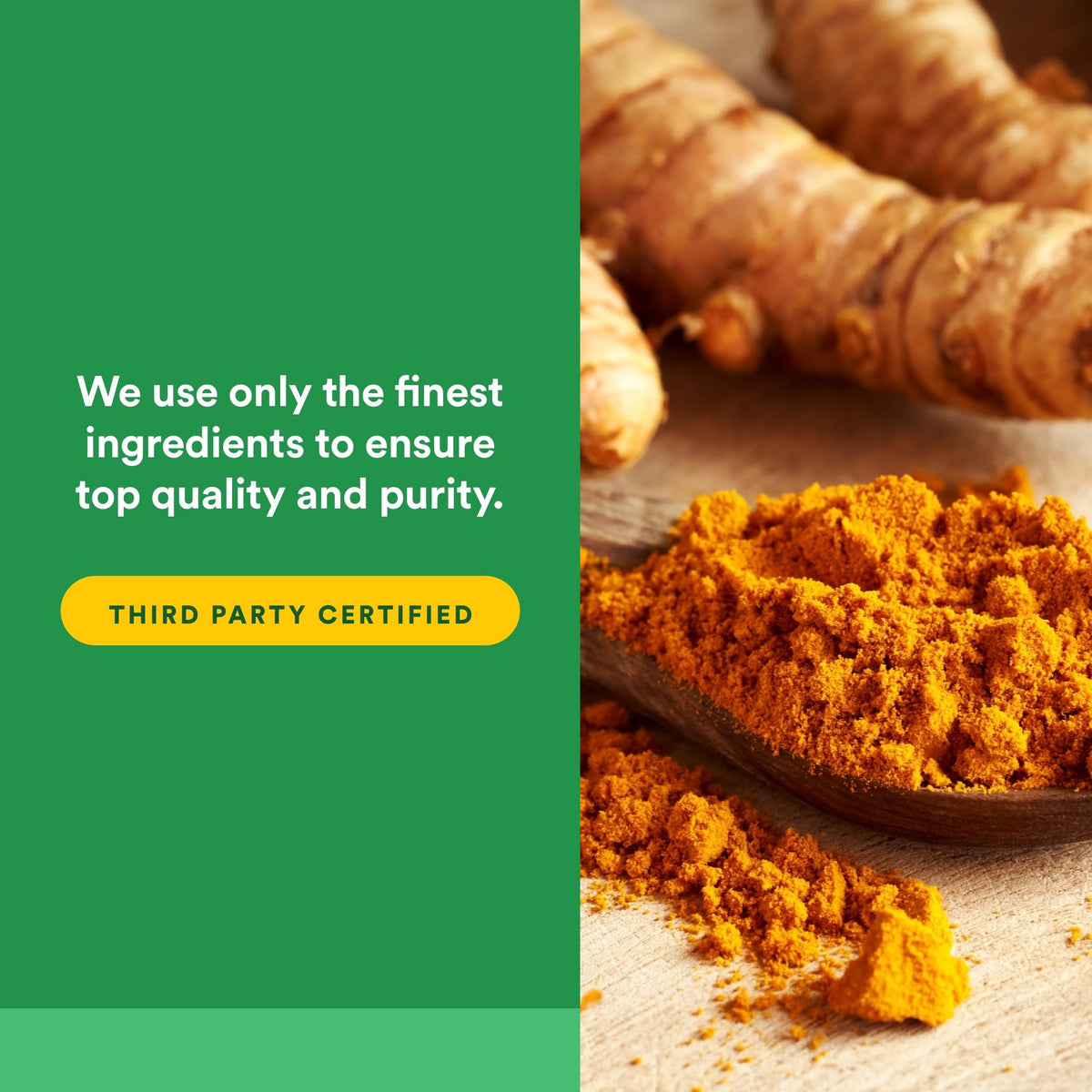 Natural Factors Golden Milk Soothing Powder en poudre dans un verre