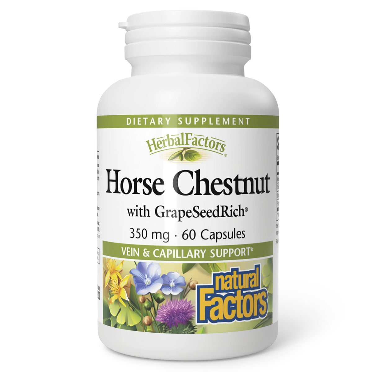 Natural Factors Horse Chestnut 60 capsules packaging front view
