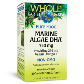 Natural Factors Huile d'Algues Marines 750 mg vue avant