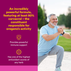 Natural Factors Huile d'Origan Bio 180 mg, gélule molle ouverte