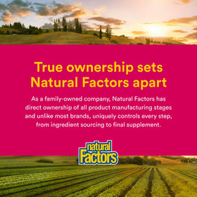 Natural Factors huile de saumon avec ingrédients naturels