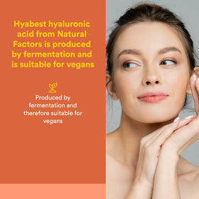 Natural Factors Hyabest Acide Hyaluronique 120 mg, bouteilles avec capsules