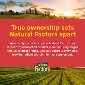 Natural Factors MacaRich 90 capsules avec étiquette visible