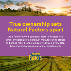 Natural Factors Melatonin 3 mg, présentation des comprimés