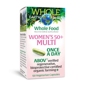 Natural Factors Multivitamine et Minéraux 50+ 60 Capsules Végétariennes vue de face