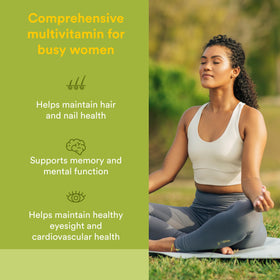Natural Factors Multivitamine Femme, emballage avec informations nutritionnelles