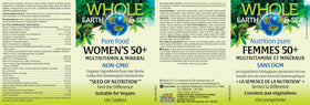 Natural Factors Multivitamine Femmes 50+ 120 comprimés vegans prise quotidienne