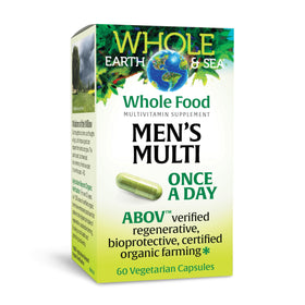Natural Factors Multivitamines et Minéraux Hommes 60 Capsules Végétariennes vue de face