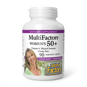 Natural Factors Multivitamines Femme 50+ 90 Capsules vue avant