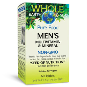 Natural Factors Multivitamines & Minéraux pour Hommes 60 comprimés, vue de face