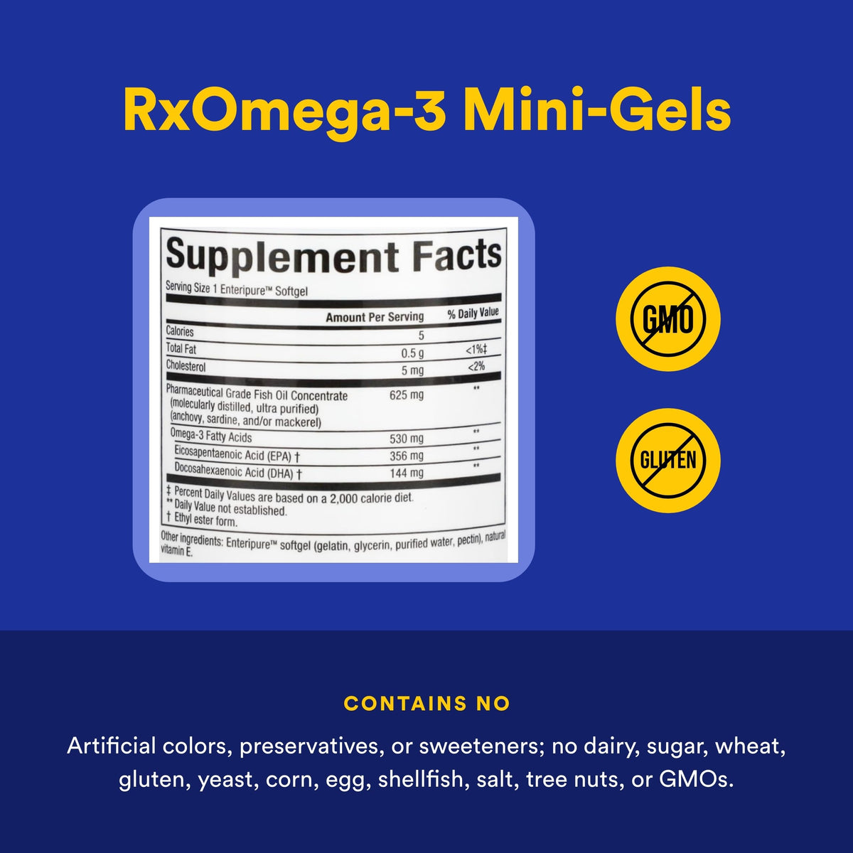 Natural Factors Omega-3 1 060 mg gélules en gros plan