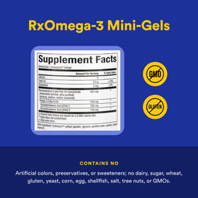 Natural Factors Omega-3 1 060 mg gélules en gros plan