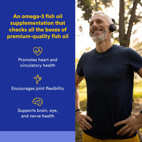 Natural Factors Omega-3 1 060 mg gélules vue arrière