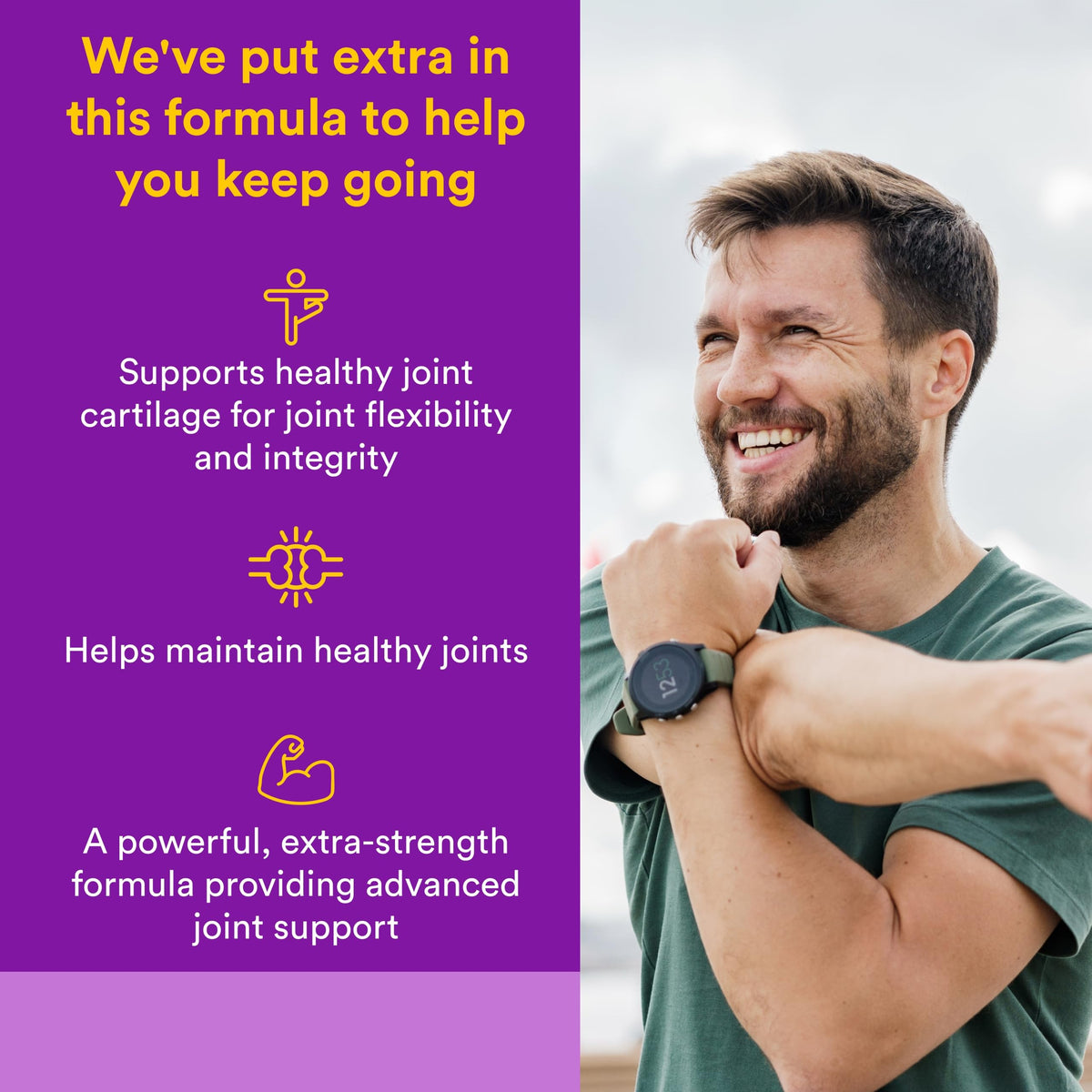 Natural Factors OsteoMove Extra Strength 120 comprimés avec étiquette