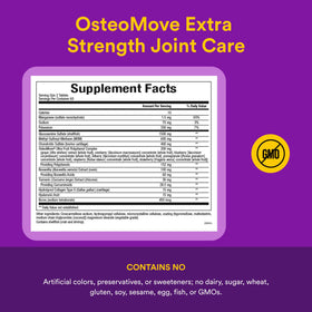 Natural Factors OsteoMove Extra Strength 120 comprimés sur une table