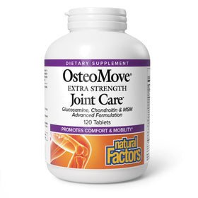 Natural Factors OsteoMove Extra Strength 120 comprimés vue de face