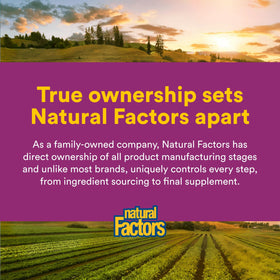Natural Factors Pantethine B5 450 mg 60 gélules molles dans leur emballage