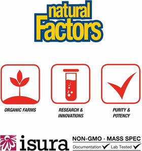 Natural Factors Phosphatidylserine 100 mg 60 gélules sur table