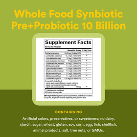 Natural Factors Probiotique 10 Milliards - Capsules sur fond blanc