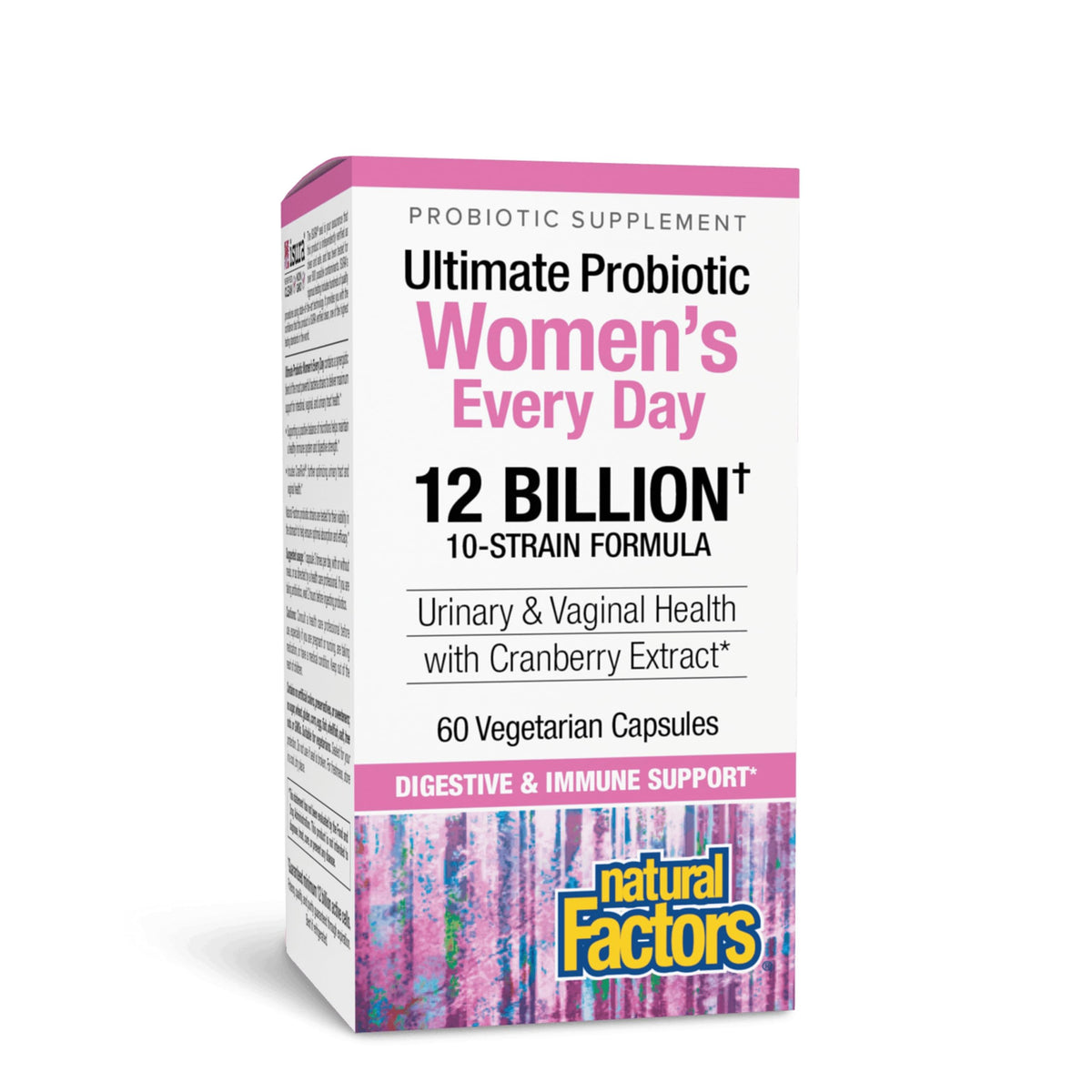 Natural Factors Probiotique Femme 60 Capsules - Vue avant