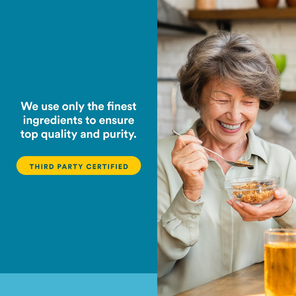 Natural Factors Probiotiques Ultimes 55 Milliards CFU capsules dans une main