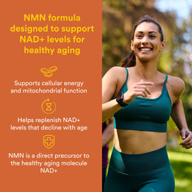 Natural Factors Regenerlife NMN 500MG capsules végétariennes vue de face