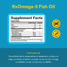 Natural Factors RxOmega-3 1260 mg gélules dans un environnement de vie