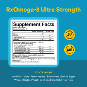 Natural Factors RxOmega-3 boîte contenant 60 gélules