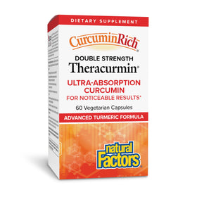 Natural Factors Theracurmin Double Force 60 Veg Caps vue avant