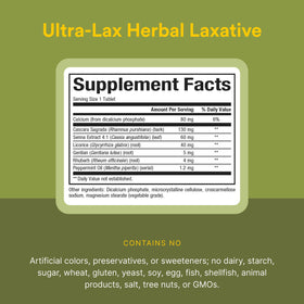 Natural Factors Ultra-Lax 90 comprimés avec ingrédients naturels