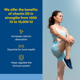 Natural Factors Vitamine D3 1000 UI, étiquette du produit