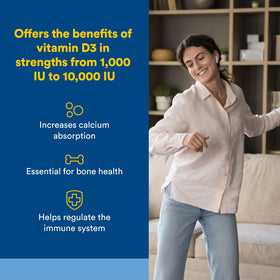 Natural Factors Vitamine D3 125 mcg 120 gélules - arrière
