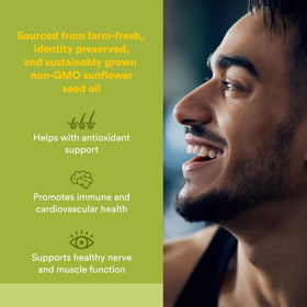 Natural Factors Vitamine E Tournesol 268 mg gélules molles arrière
