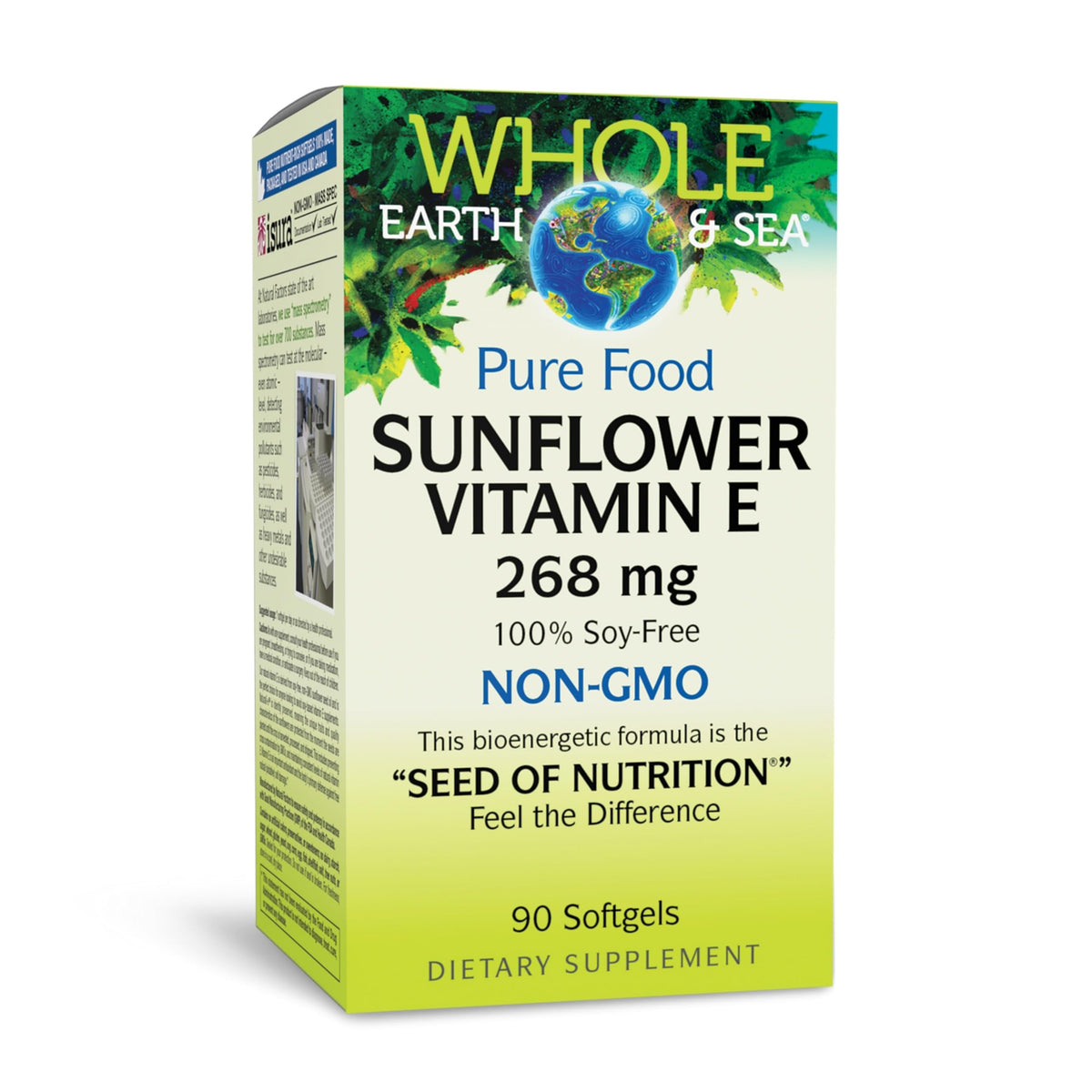 Natural Factors Vitamine E Tournesol 268 mg gélules molles avant