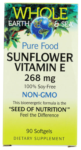 Natural Factors Vitamine E Tournesol 268 mg gélules molles en main