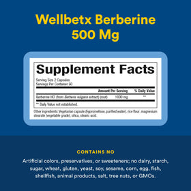 Natural Factors WellBetX Berberine 120 Veg Caps - ouverture du flacon